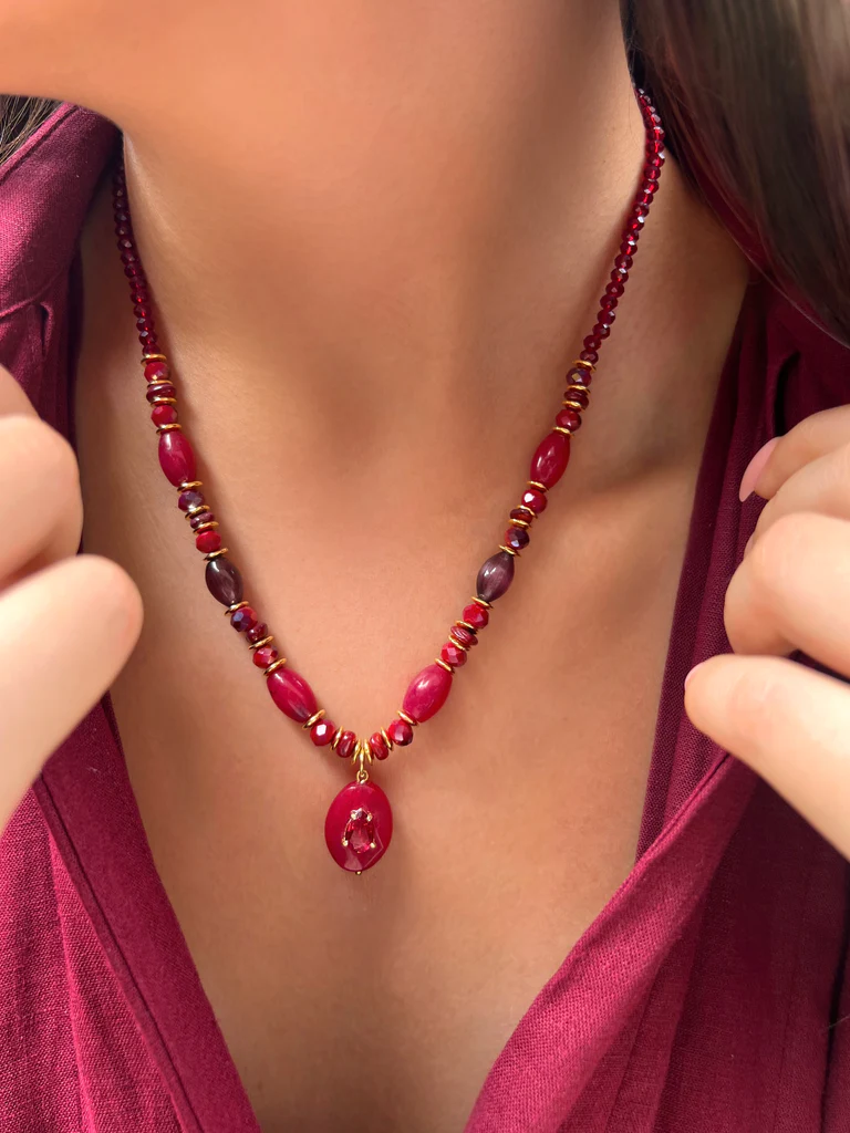 Jade Rubi Colar DMorais